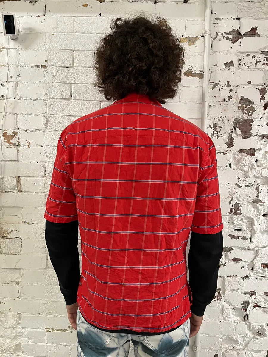 2010s Louis Vuitton Plaid Red Shirt Adbobco 2