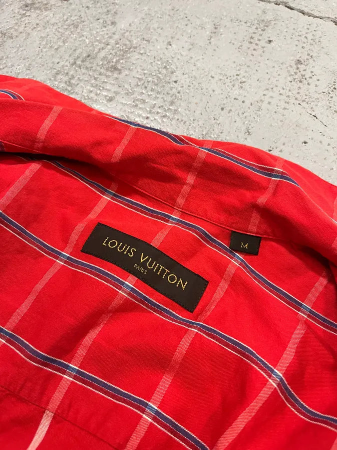 2010s Louis Vuitton Plaid Red Shirt Adbobco 7