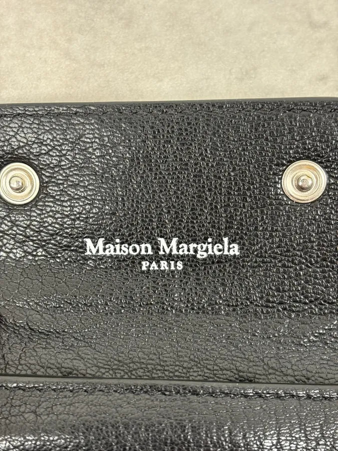 2010s Maison Margiela Black Leather Wallet FunlKgL 6