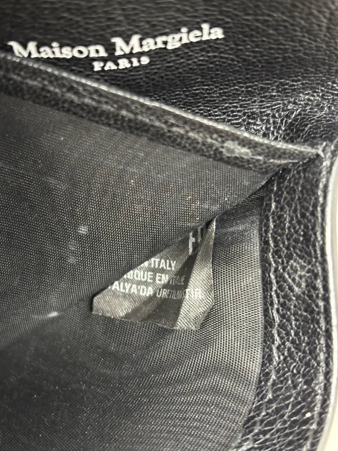 2010s Maison Margiela Black Leather Wallet FunlKgL 5