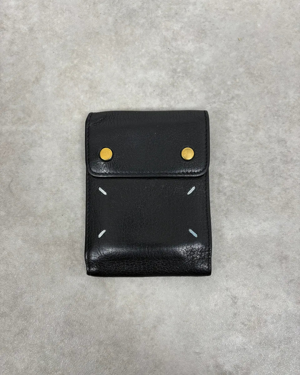 2010s Maison Margiela Black Leather Wallet FunlKgL 0