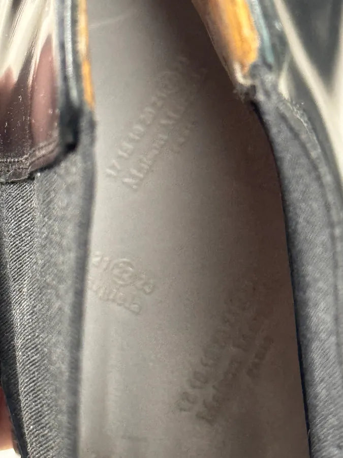 2010s Maison Margiela Black Nail Sole Leather Boots xJZClgX 6