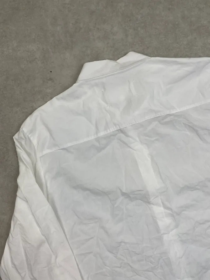 2010s Maison Margiela White Signature Slim Fit Shirt yWBPLfG 10