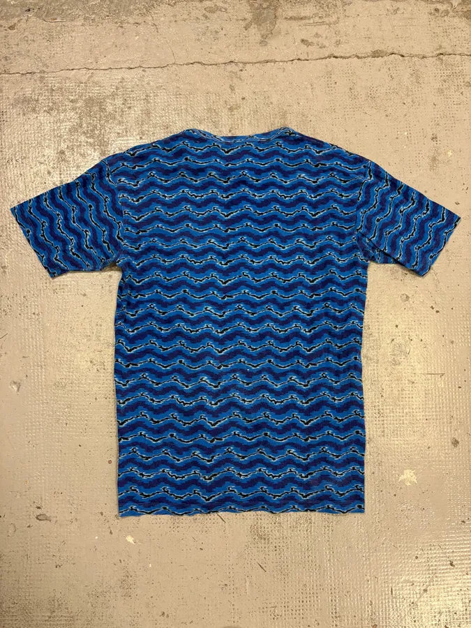 2010s Marc Jacobs Blue Wave Striped T-Shirt ABlNifv 5