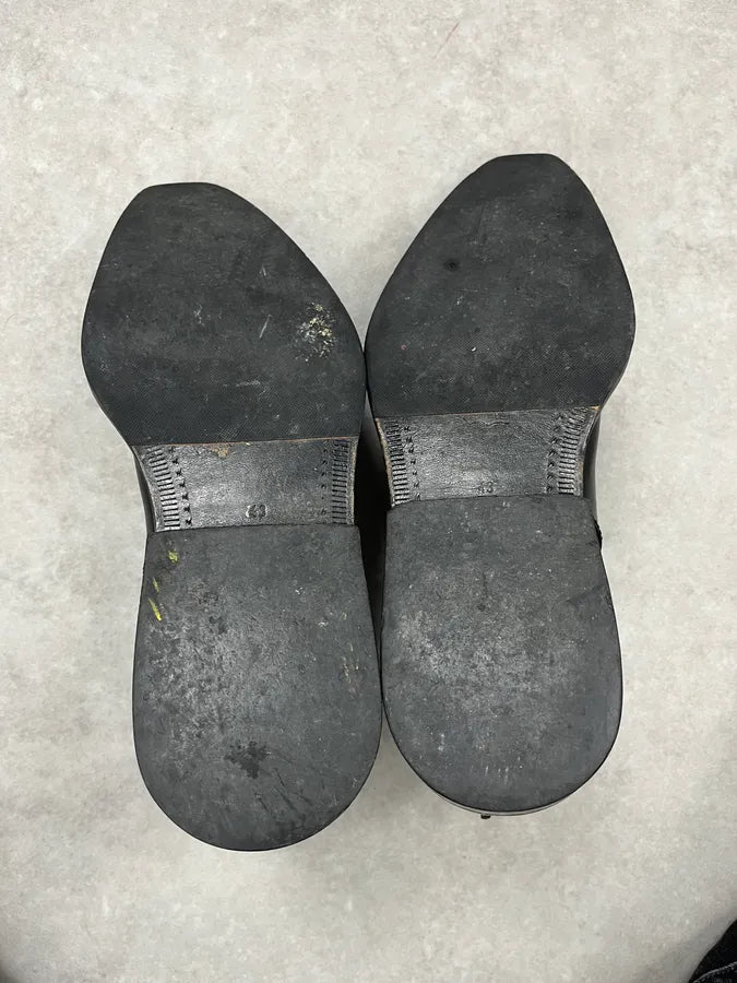 2010s Marithé + François Girbaud Black Classy Leather Boots bEDxZST 6