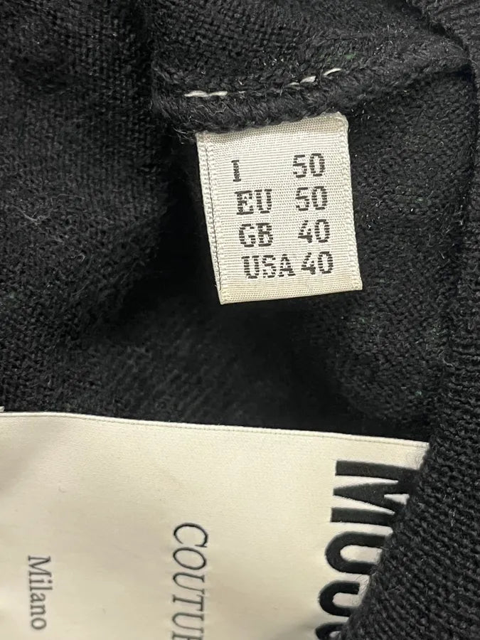 FW2017 Moschino Black & Green Alarm Number Sweater fjdAqvF 9