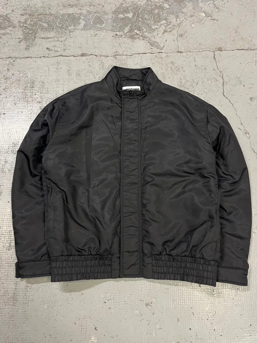 2010s Moschino Black Nylon Ribbed Cuff Bomber Jacket TkUukZO 3
