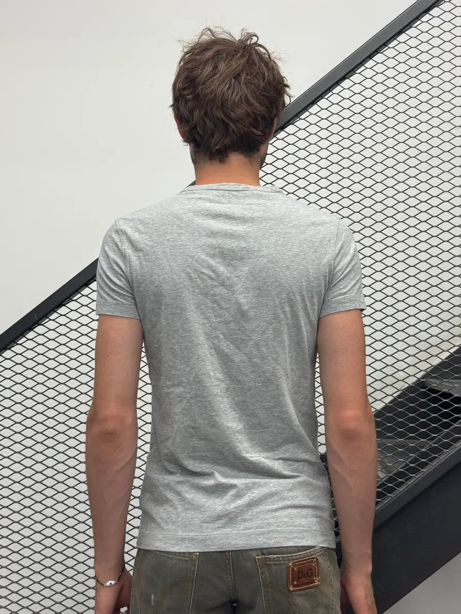 2010s Moschino Military Medal Grey T-Shirt tlHcoVr 2