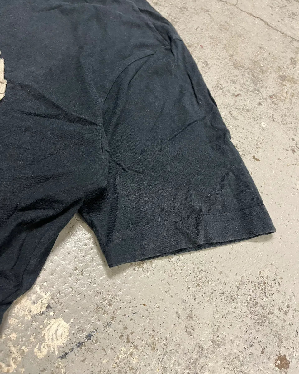 2010s Moschino Relaxed Peace and Love Black T-Shirt fgQkMry 5