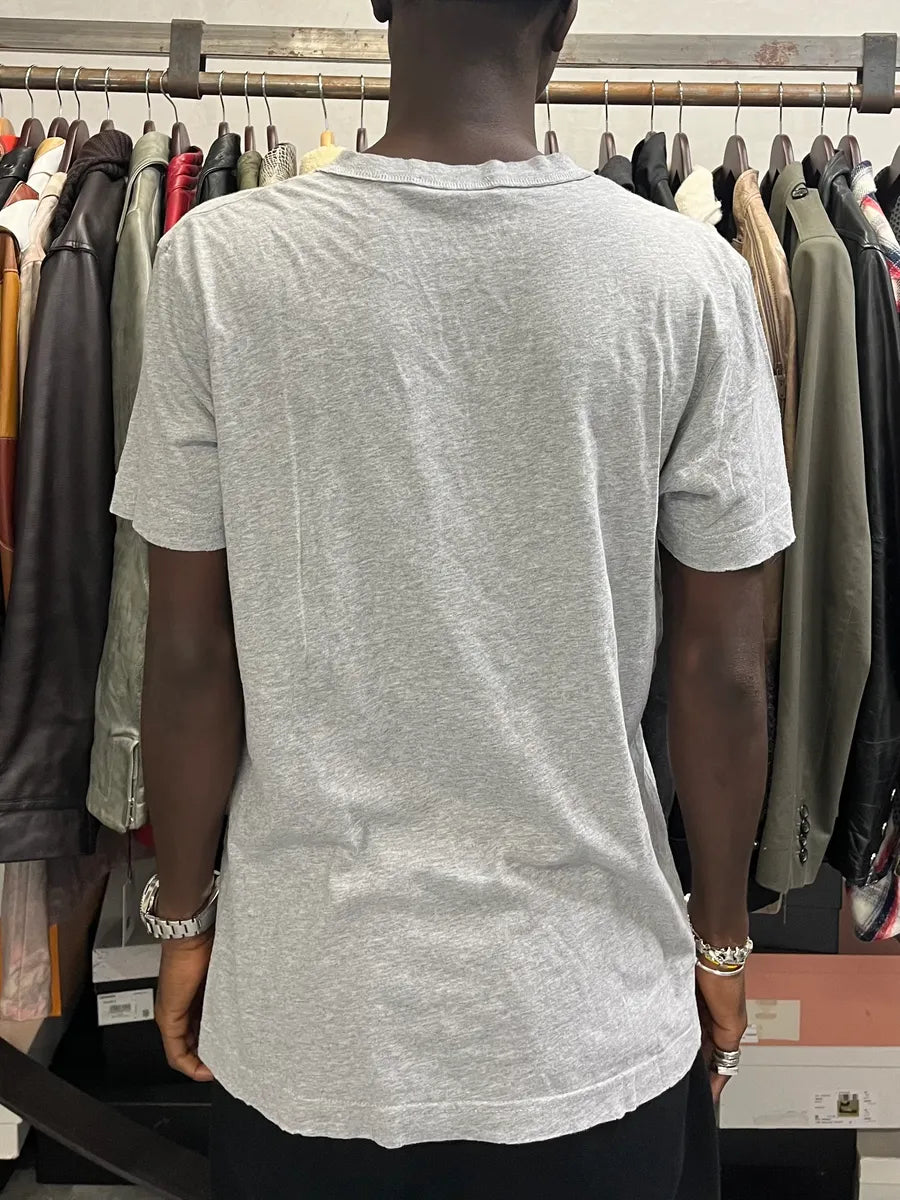 2010s Pierre Balmain Angels V-Neck Grey T-Shirt SjLaffQ 2