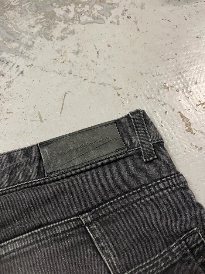 2010s Pierre Balmain Biker Dark Grey Slim Denim Jeans QGrQeKF 8