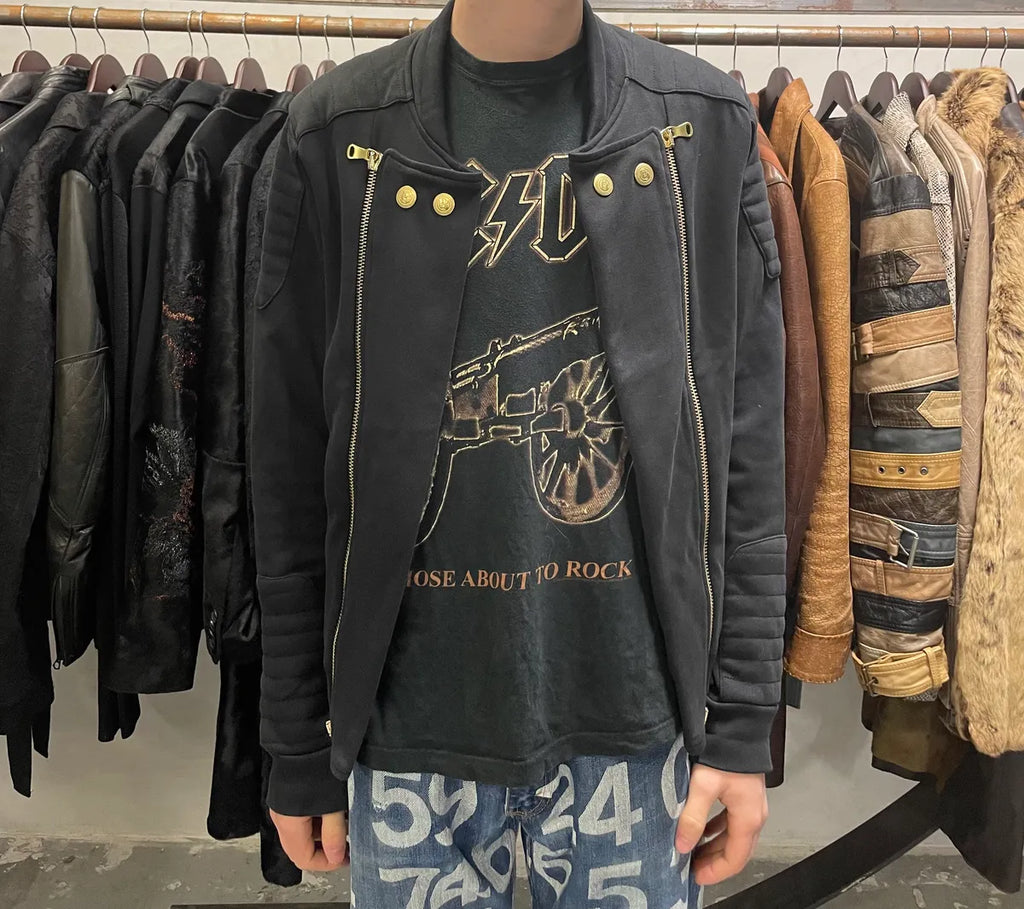 2010s Pierre Balmain Dark Horpist Multi Zips Sweater (S) sHyuueu 2