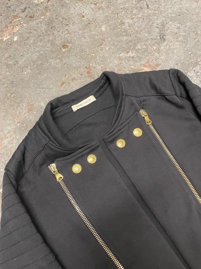 2010s Pierre Balmain Dark Horpist Multi Zips Sweater (S) sHyuueu 5