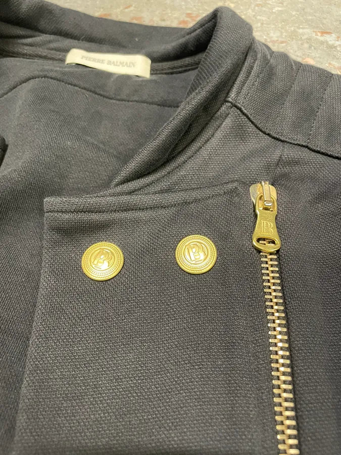 2010s Pierre Balmain Dark Horpist Multi Zips Sweater (S) sHyuueu 7