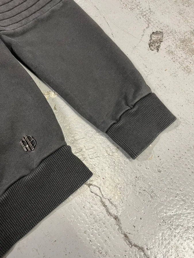 2010s Pierre Balmain Double Zip Horpist Grey Biker Sweater jNqntEp 5