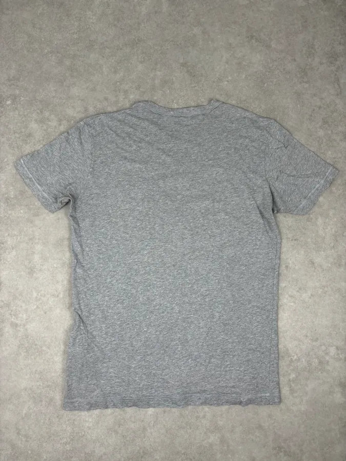 2010s Pierre Balmain Grey Destructured Circle Signature T-Shirt dhZcRRg 4