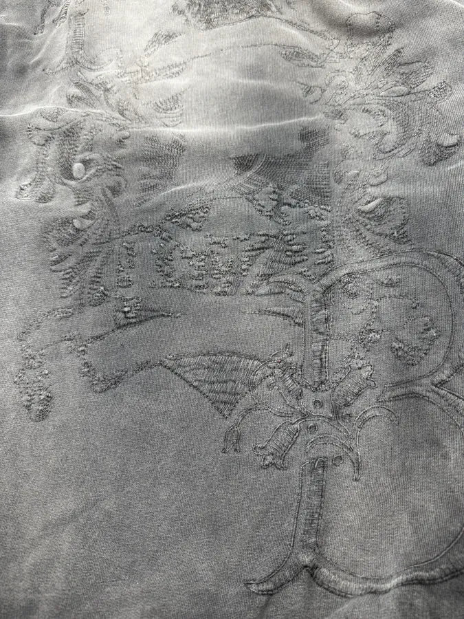 2010s Pierre Balmain Grey Distressed Zip-up Hoodie lTYXowg 7