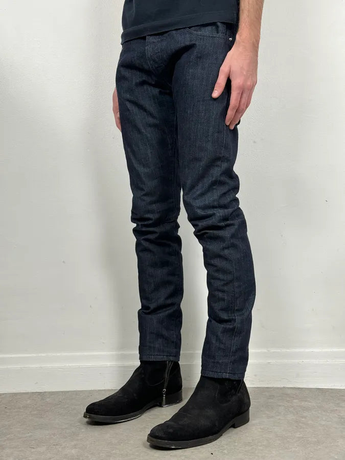 2010s Pierre Balmain Navy Brut Slim Denim Jeans zOxtQen 2