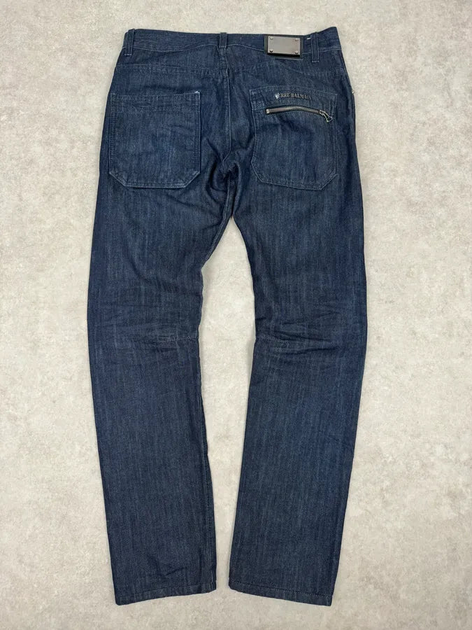 2010s Pierre Balmain Navy Brut Slim Denim Jeans zOxtQen 5
