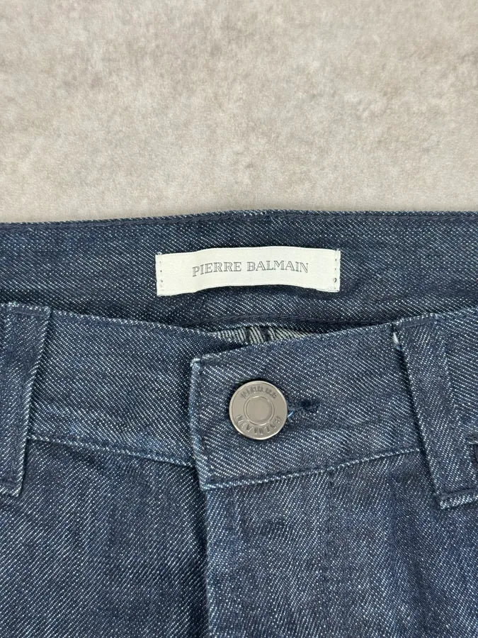 2010s Pierre Balmain Navy Brut Slim Denim Jeans zOxtQen 9