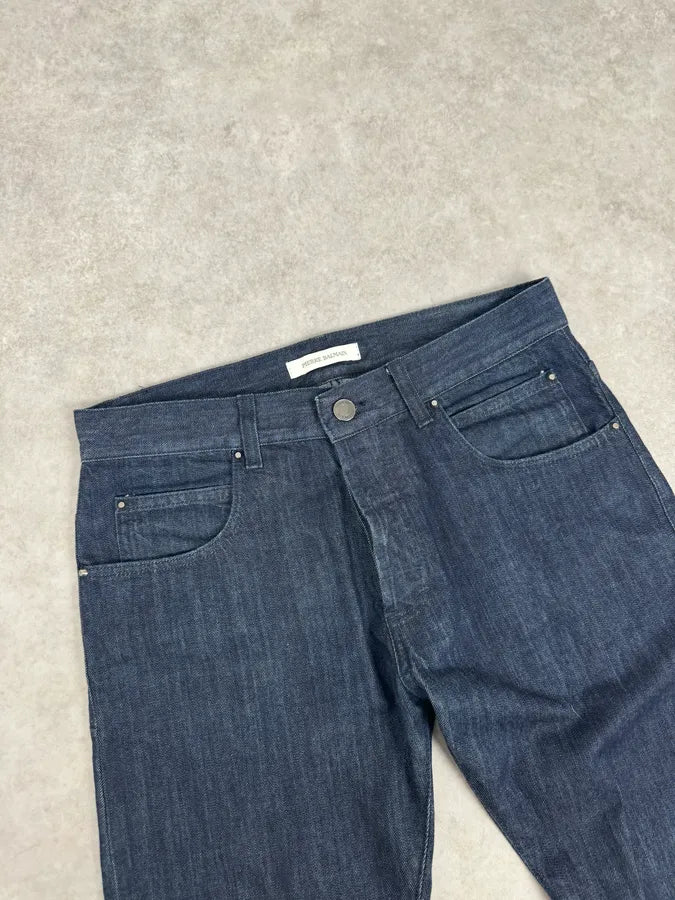 2010s Pierre Balmain Navy Brut Slim Denim Jeans zOxtQen 6