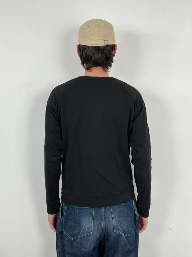 2010s Pierre Balmain Officer Zip Black Sweater DfVckpr 2