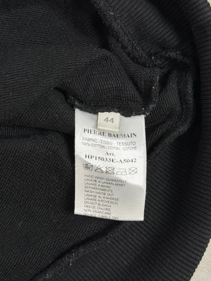 2010s Pierre Balmain Officer Zip Black Sweater DfVckpr 8