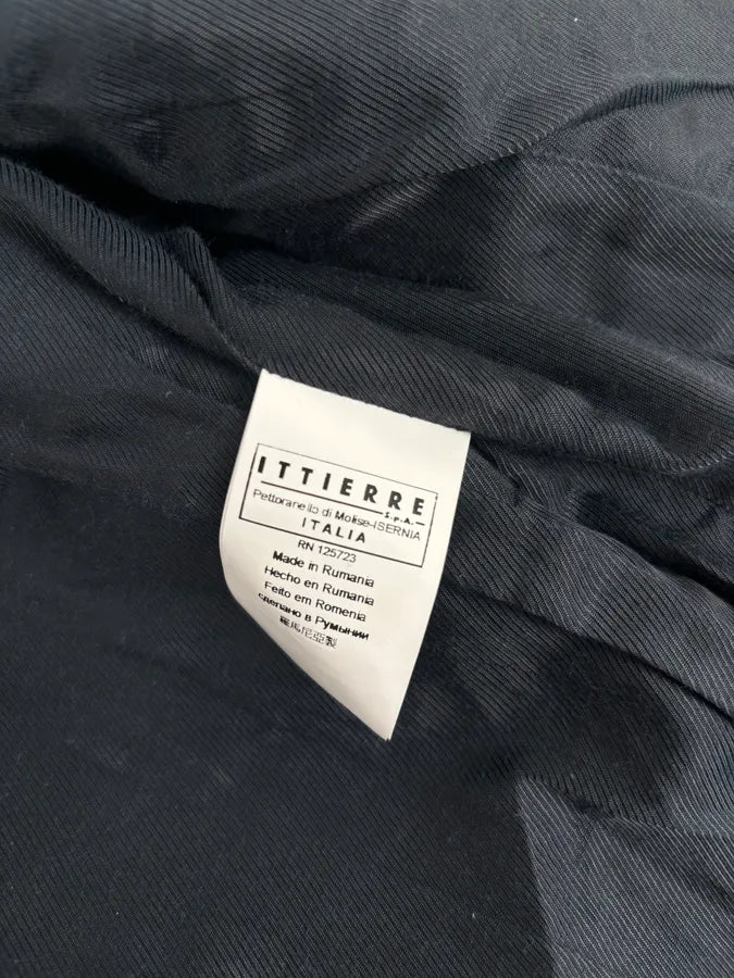 2010s Pierre Balmain Perfecto Biker Blue Leather Jacket zciCLFH 10