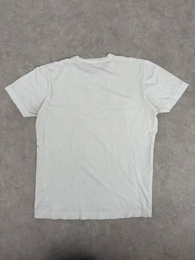 2010s Pierre Balmain White Signature Flag T-Shirt RZdVDRN 4