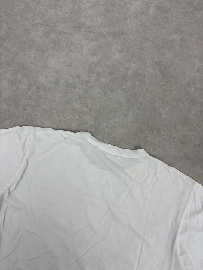 2010s Pierre Balmain White Signature Flag T-Shirt RZdVDRN 5