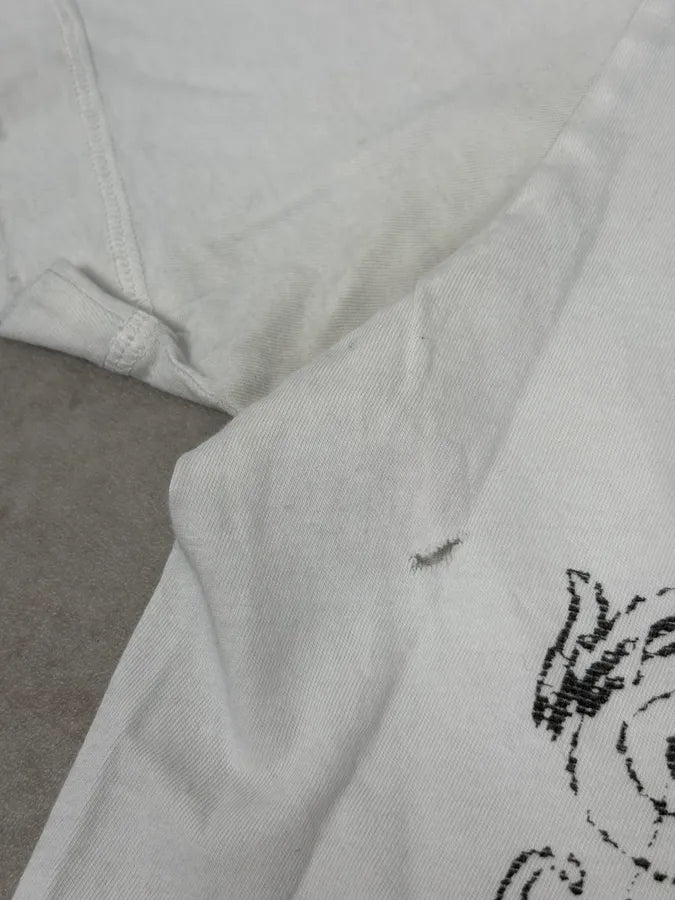 2010s Pierre Balmain White Signature Flag T-Shirt RZdVDRN 8