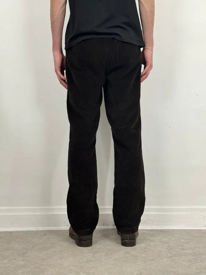 2010s Prada Dark Brown Cozy Velvet Pants dAtGqyE 3