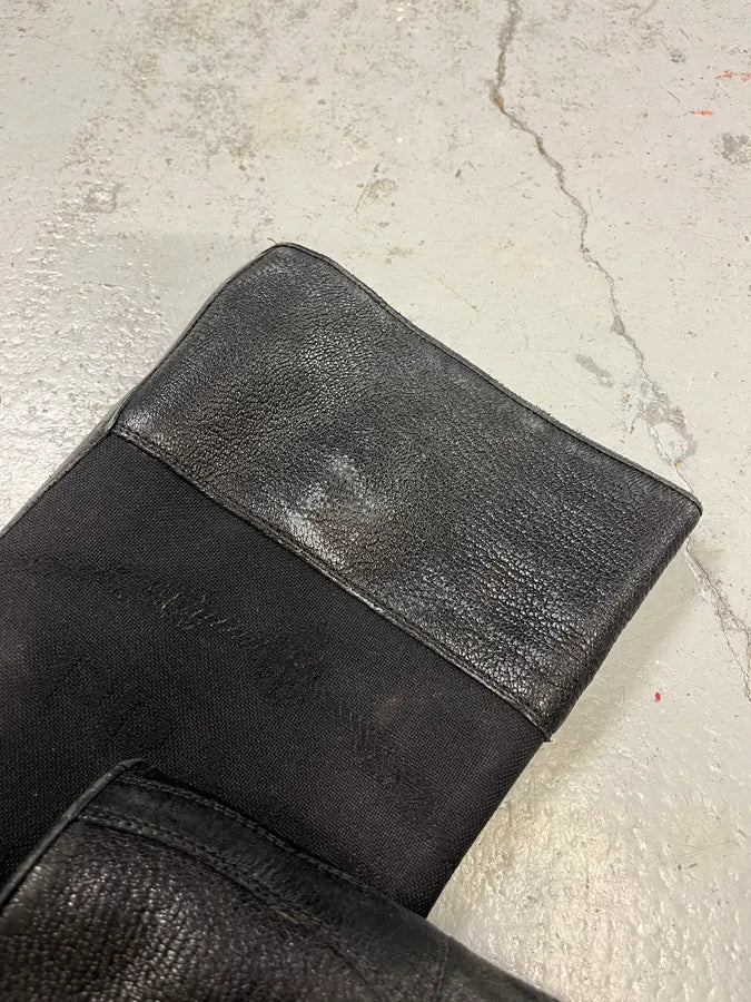 2010s Prada Black Leather Buckle Knee-High Boots  IsoiZBh 6