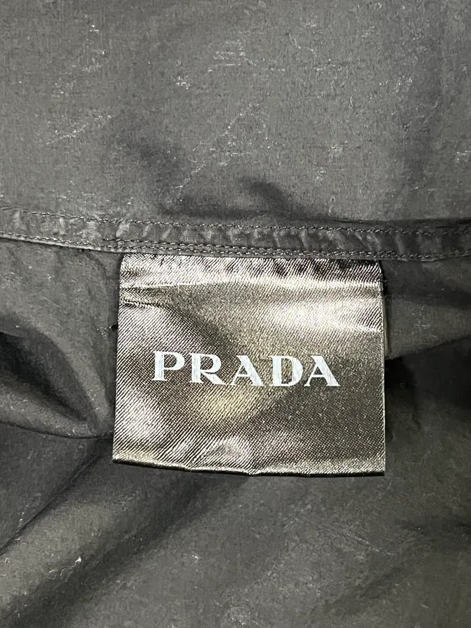 2010s Prada Black Mafia Relaxed Shirt xYcegDq 8