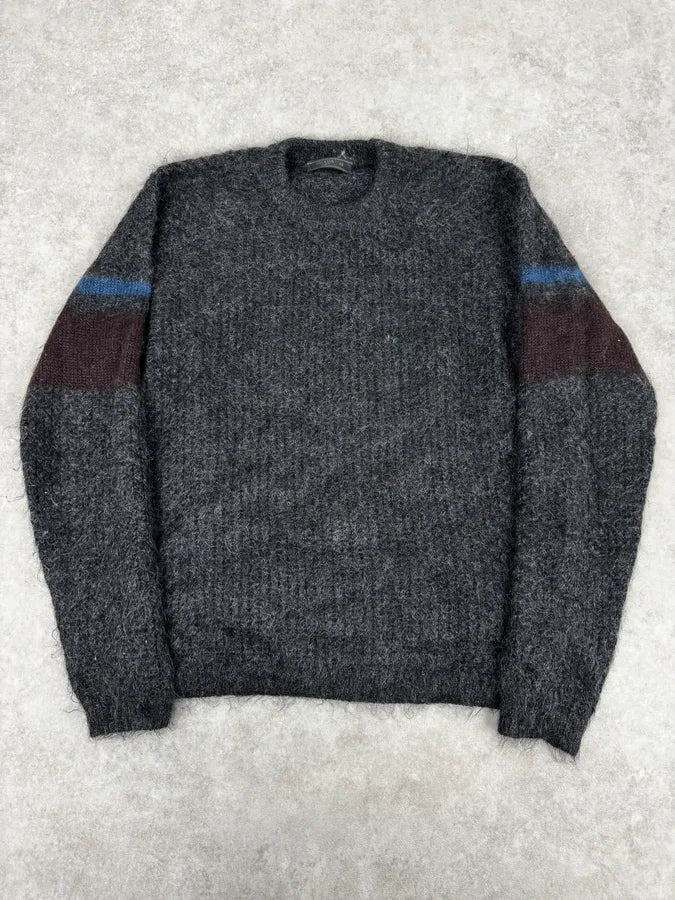 2010s Prada Grey Alpaca Cozy Sweater RjoDXED 0