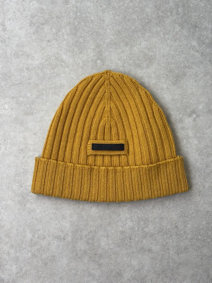 2010s Prada Yellow Cashmere Beanie sGzSDZL 0