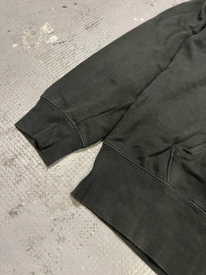 2010s Ralph Lauren American Distressed Flag Black Fadded Hoodie HaGSASh 4