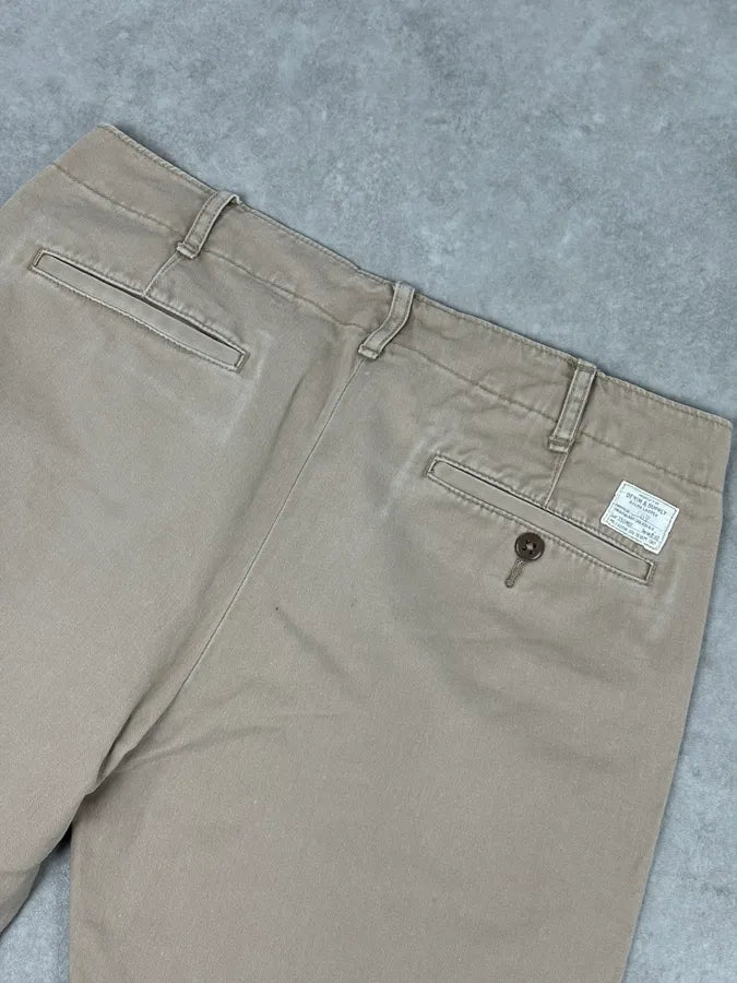 2010s Ralph Lauren Beige  American Flag Distressed Shorts fVdxoIE 6