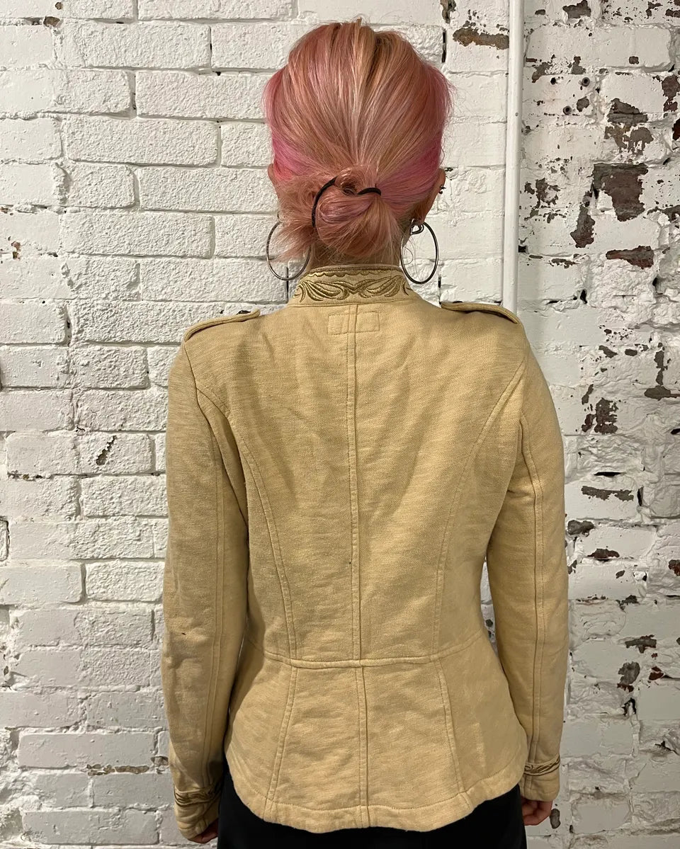2010s Ralph Lauren Beige Buttoned Officer Jacket TpFWAKu 2