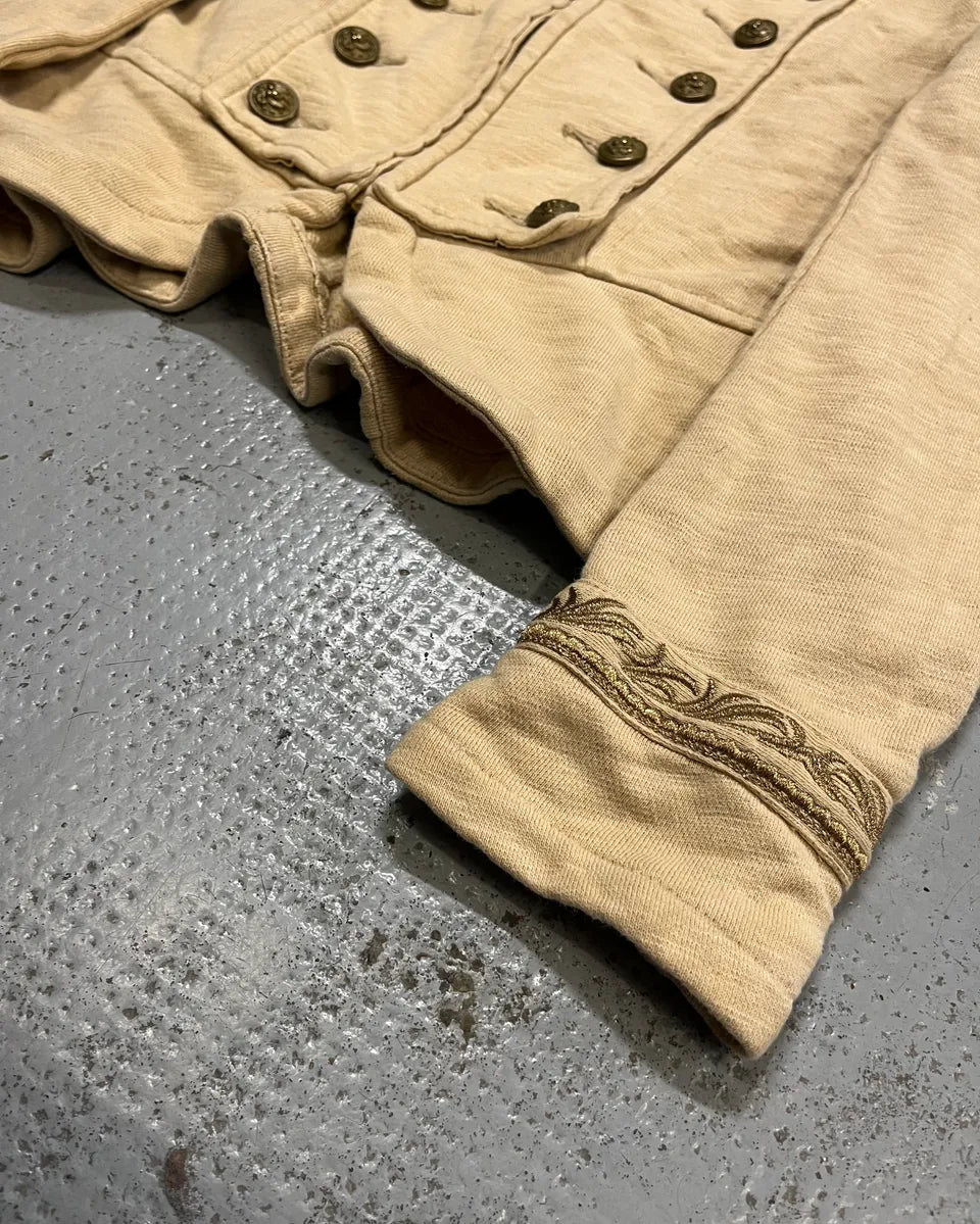 2010s Ralph Lauren Beige Buttoned Officer Jacket TpFWAKu 5