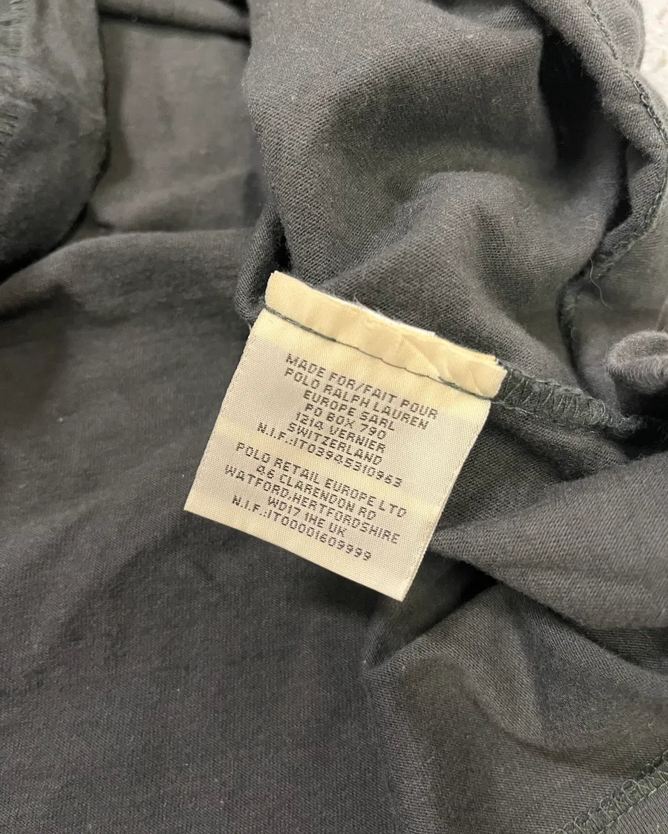 2010s Ralph Lauren Black Distressed American Flag T-Shirt NXbqPLt 9