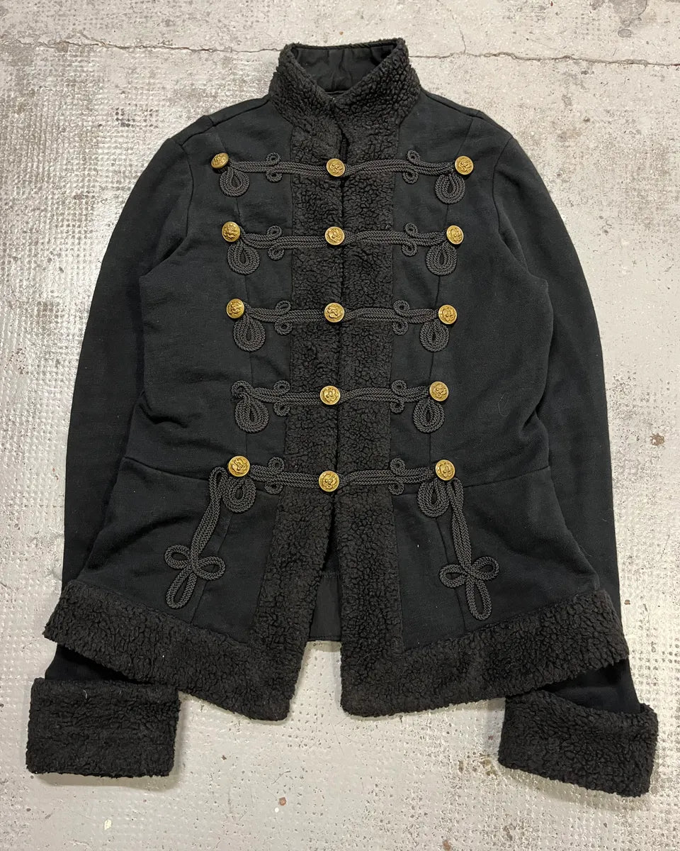 2010s Ralph Lauren Black Wool Officer Napoleon Jacket MFYfqwI 2