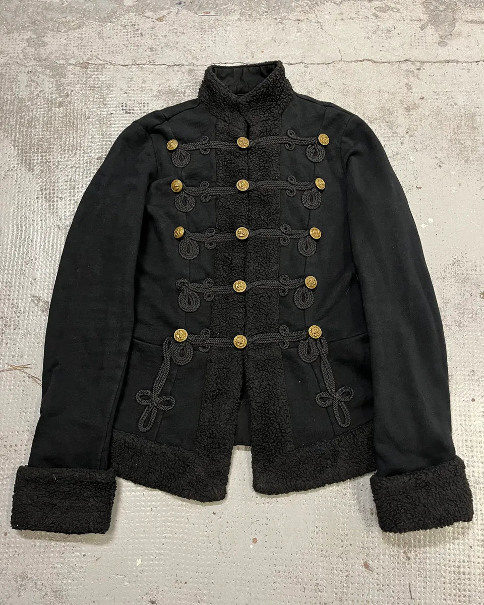 2010s Ralph Lauren Black Wool Officer Napoleon Jacket MFYfqwI 3