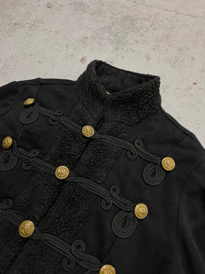 2010s Ralph Lauren Black Wool Officer Napoleon Jacket MFYfqwI 5