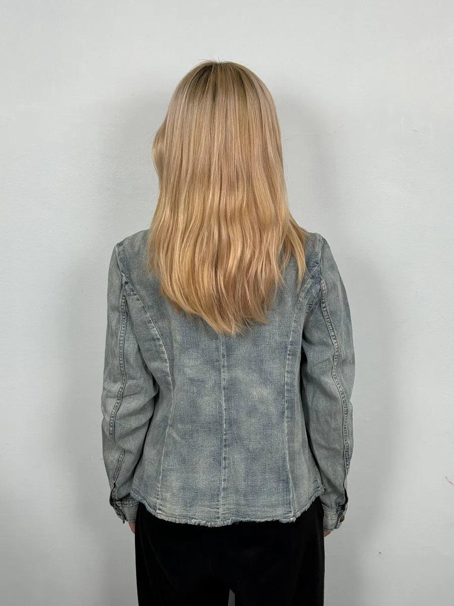 2010s Ralph Lauren Blue Denim Officer Napoleon Jacket JFBmklN 1