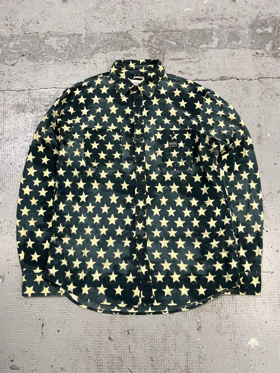 2010s Ralph Lauren Bue Star Print Shirt yJXvgLo 0