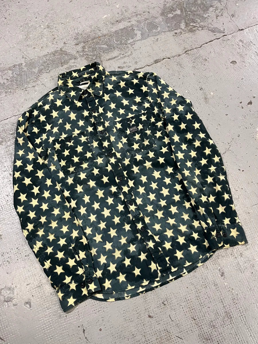 2010s Ralph Lauren Bue Star Print Shirt yJXvgLo 3