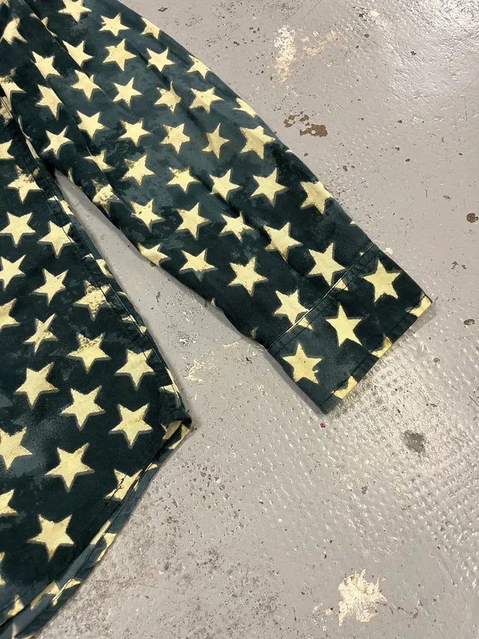 2010s Ralph Lauren Bue Star Print Shirt yJXvgLo 5