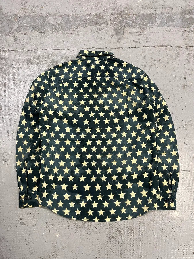 2010s Ralph Lauren Bue Star Print Shirt yJXvgLo 7