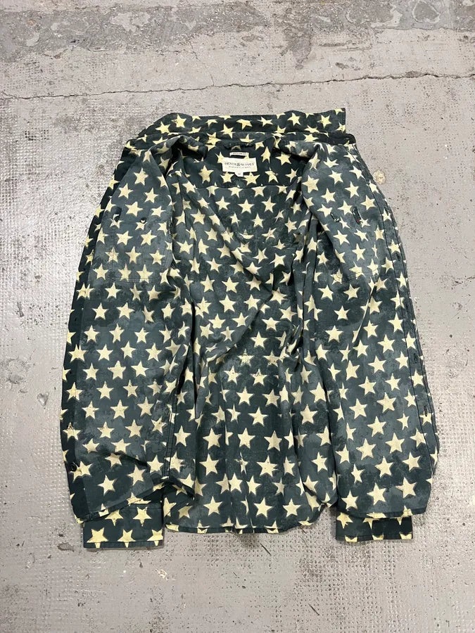 2010s Ralph Lauren Bue Star Print Shirt yJXvgLo 8